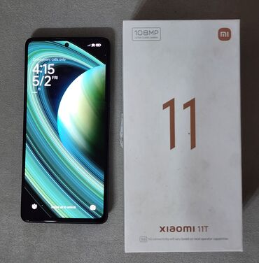 Xiaomi: Xiaomi, 11T, Б/у, 128 ГБ, цвет - Серебристый, 2 SIM