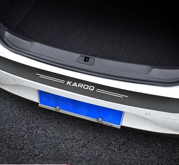 Tuning oprema: Stiker za branik automobila - karbon crveni KAROQ (ŠKODA) Stiker za — 10