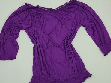 fioletowa eleganckie bluzki: Блуза жіноча, S, стан - Хороший