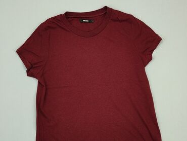 bordowy t shirty: T-shirt, M, stan - Dobry