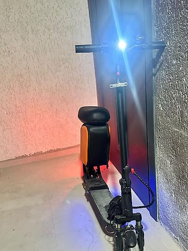 elektirikli bisiklet: Elektrik skuter – modelin üstündə siqnalı və pavarodnik hediye olunur — 4