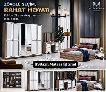 ikiqat yataq: Zövqlü seçim, rahat həyat! Meley Mobilya Premium yataq otağı dəsti — 1