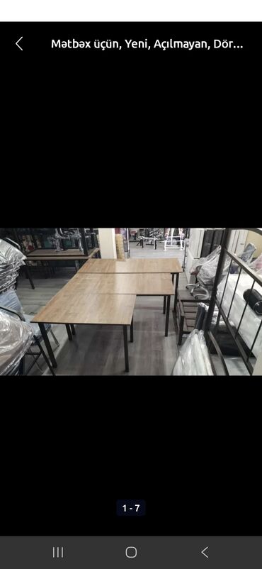 столовая в аренду: Mətbəx üçün, Yeni, Açılmayan, Dördbucaq masa, 8 stul