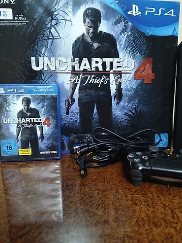 dvd oyun: PlayStation 4 Slim Əla Vəziyyətdə Uncharted Dizaynlı Qutusu Və Bütün — 2