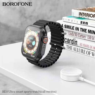 счетчики со 2: Смарт Часы Borofone BD3 Ultra БОРОФОН Версия Bluetooth	BT 5.0, звонки