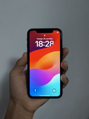 Apple iPhone: IPhone Xr, Б/у, 128 ГБ, Черный, 83 %