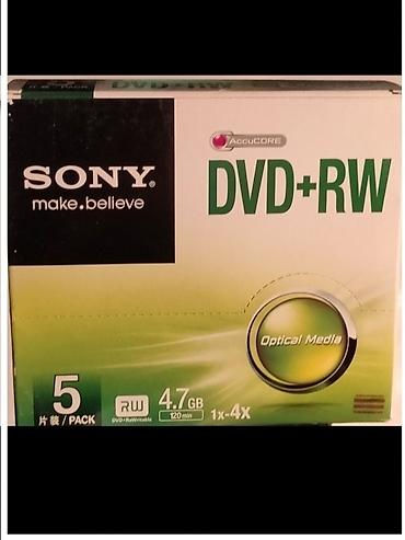 Məhsul: Sony DVD+RW Optik Disklər (AccuCORE seriyası) Disklərin bir lalafo.az -da Məhsul: Sony DVD+RW Optik Disklər (AccuCORE seriyası) Disklərin bir