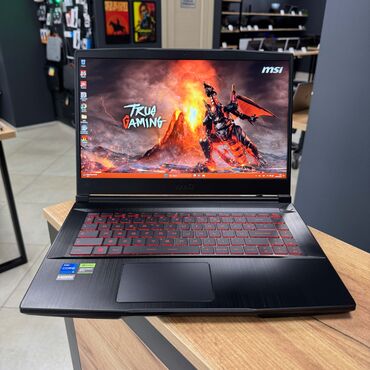 ноут в рассрочку: Ноутбук, MSI, 16 ГБ ОЭТ, Intel Core i5, 15.6 ", Колдонулган, Оюндар үчүн, эс тутум SSD