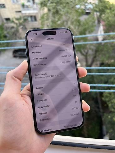 16 pro dubay: IPhone 17 Pro, Mavi, Face ID — 9