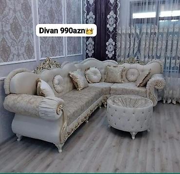 Sifarişlə divanlar: Divan, Qonaq otağı üçün, Parça, Bazasız, Açılmayan — 52
