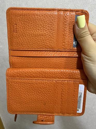 Aksesuarlar: Prada Milano qadın pulqabısı ORIGINAL - Material: toxumalı təbii dəri — 2
