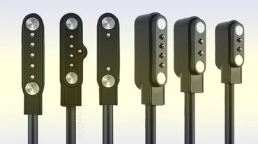 контак: Магнитный зарядный кабель с коннектором для смарт‑часов/браслетов