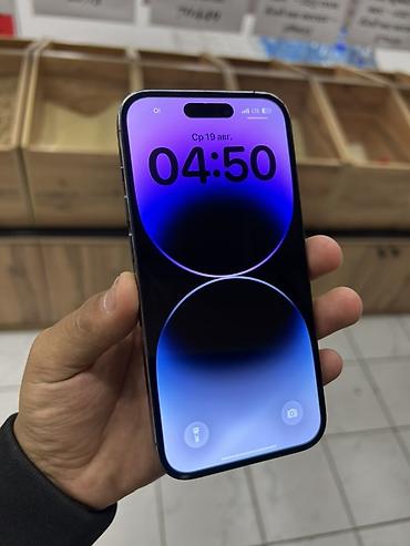 Apple iPhone: IPhone 14 Pro, Б/у, 256 ГБ, Deep Purple, 86 % — 1
