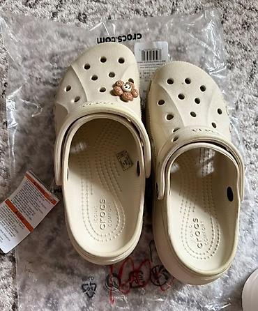 джиббитсы: Сабо, 34, 35, Crocs, Новый, цвет - Бежевый — 4
