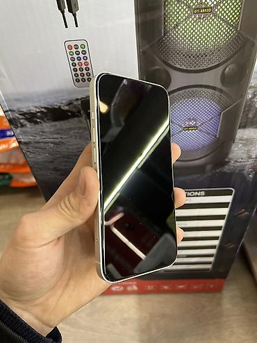 Apple iPhone: IPhone 13, Б/у, 128 ГБ, Белый, Защитное стекло, Чехол, Кабель, 76 % — 12