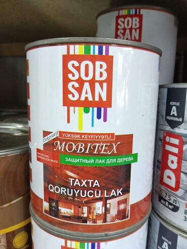Газовые баллоны: Защитный лак для дерева Mobitex от SobSan. Предназначен для