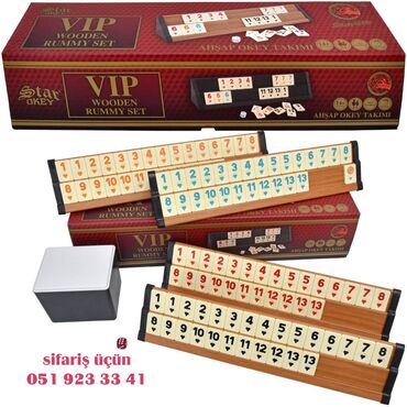 Digər idman və istirahət malları: Star VIP Okey dəsti satışda! Ən yüksək keyfiyyətli VIP okey dəsti — 8