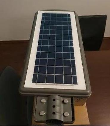 Baštenska rasveta: Solarni reflektor za banderu IP65 SIVI više diodni. Prolećna AKCIJA — 12