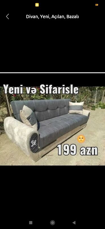 Sifarişlə divanlar: Künc divan, Parça, Bazalı, Açılan, Kitab — 16