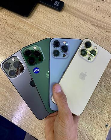 pro max: IPhone 13 Pro, Б/у, 256 ГБ, Зеленый, Защитное стекло, Чехол, Кабель, В рассрочку, 95 % — 2