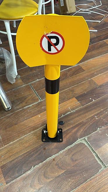 Parkinq yeri üçün metal qoruyucu maneə (barrier) - Material: qalın