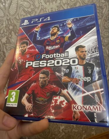 disk oxuyucu: PS4 üçün "Pes 2020" oyun diski. Tam ideal vəziyyətdədir, cızığı