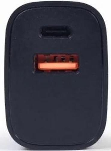 Adapteri i punjači za laptop: Gembird mrežni punjač sa 2 izlaza – USB-A i USB-C - Kompaktni zidni — 16