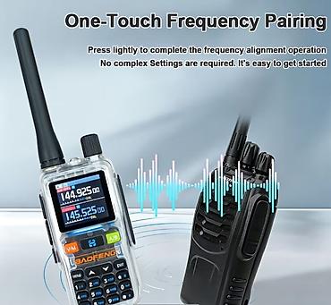 Рации и диктофоны: Рация Baofeng 5R Mini (мультидиапазонная) с усилительными антеннами — 1