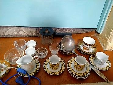 Наборы посуды: Набор посуды для сервировки стола, стекло/фарфор. Состав: - 1 — 6