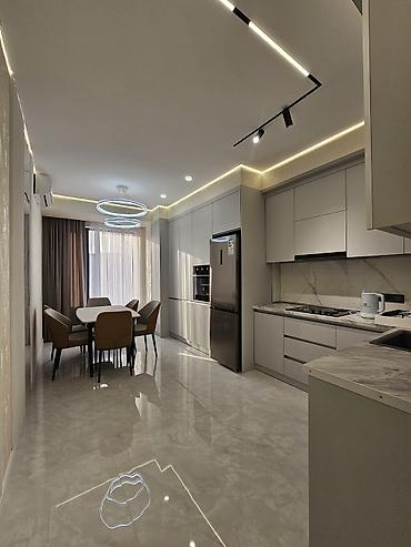 town: 3 комнаты, 119 м², Ак-Кеме Элитка, 11 этаж, Дизайнерский ремонт — 3
