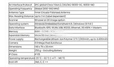 PDA i oprema: Invengo XC-AT870N-A ručni RFID čitač - UHF RFID čitač sa pištoljskom — 27