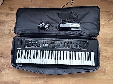 Sintezatorlar: Yamaha CK61 səhnə klaviaturası - 61 ədəd tam ölçülü klaviş (sürüşmə — 6