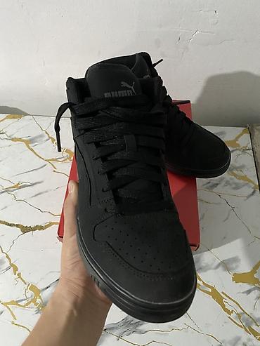 кеды polo: Высокие оргинал кеды Puma, полностью черные - Модель: высокие — 3