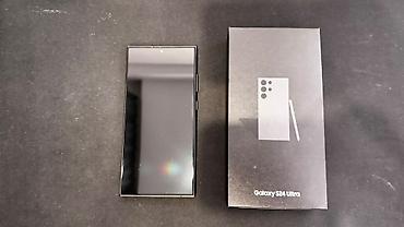 samsung: Samsung Galaxy S24 Ultra, Б/у, 256 ГБ, цвет - Черный, 2 SIM — 2