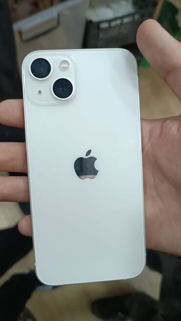 Apple iPhone: IPhone 13, 128 ГБ, Белый, Беспроводная зарядка, Face ID, С документами