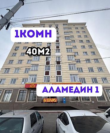 60: 1 комната, 40 м², Аламедин-1 мкр Элитка, 6 этаж, Евроремонт — 1