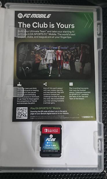 lords mobile: EA Sports FC 26 – Nintendo Switch üçün oyun kartrici və orijinal qutu — 2