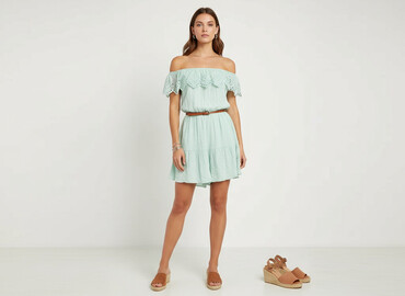 sukienki na przyjęcie komunijne dla mamy: Sukienka damska, rozmiar S