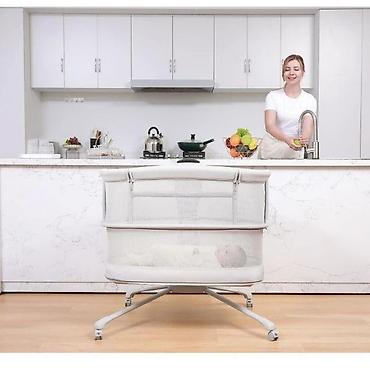 Другие товары для новорождённых: Детская колыбель-люлька с электронным блоком и колесиками - — 3