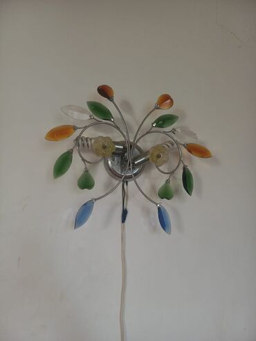listir: Çılçıraq, 2 lampa, Xrustal