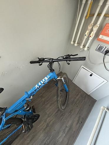 velosipet mtb: Tam asqılı dağ velosipedi – Safit/Salcano tipli, mavi rəng. Texniki — 3