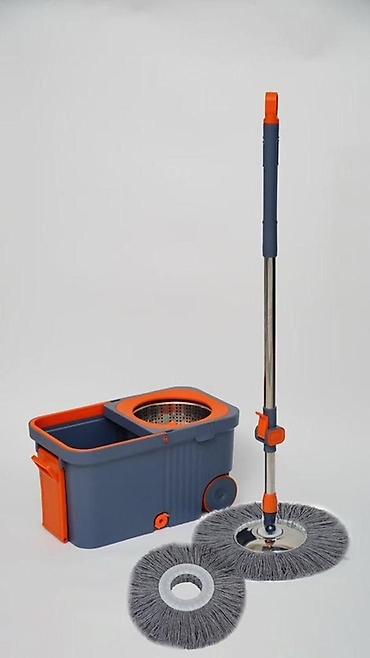 Хозтовары: Швабра с ведром-centrifugой (spin-mop) для влажной уборки — 1