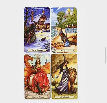 fiziki xerite: Everyday Witch Tarot – Deborah Blake (illüstrasiyalar: Elisabeth Alba) — 9