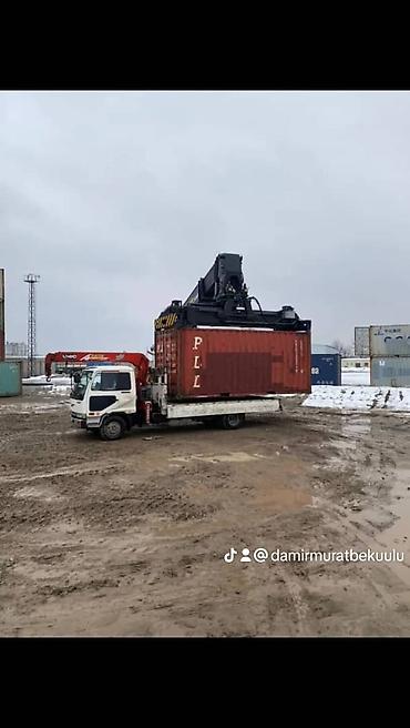 Услуги перегруза и перевозки контейнеров манипулятором - Спецтехника at lalafo.kg Услуги перегруза и перевозки контейнеров манипулятором - Спецтехника