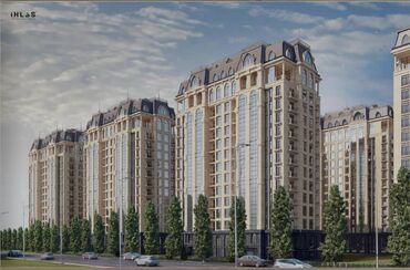 псо пишпек: 4 комнаты, 152 м², Элитка, 13 этаж, ПСО (под самоотделку)