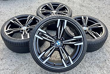 bmw disk r20: BMW üçün 4 ədəd yüngül lehimli disk və şin komplekti - Dizayn: parlaq — 1