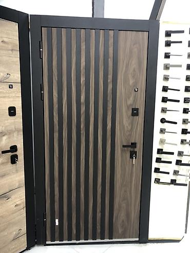 modern qapilar: Mənzil üçün Yeni Giriş qapısı 100x210 sm Glazok ilə, Zəmanətli, Pulsuz quraşdırma, Pulsuz çatdırılma, Ödənişli çatdırılma, Rayonlara çatdırılma — 7