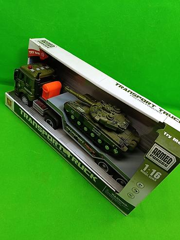 танк: Автовоз с танком игрушка музыкальная🚛 Комплектация товара: автовоз — 5