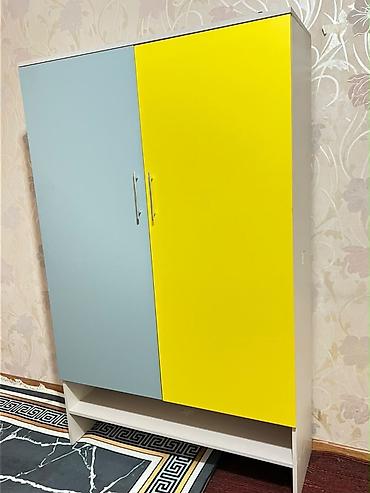 silver kitchen: Гарнитур для прихожей, Новый, Шкаф, Обувница, Вешалка, ДСП, Самовывоз, цвет - Желтый — 2