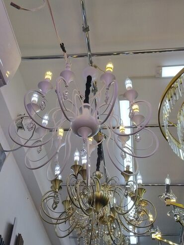 продажа люстр: Çılçıraq, 10 və daha çox lampa, Metal